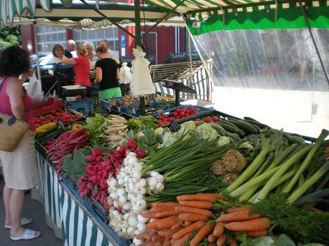 Frisches Obst und Gemüse am Bodensee