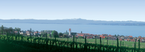 Das idyllisch gelegene Hagnau am Bodensee