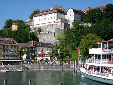 Hafeneinfahrt nach Meersburg