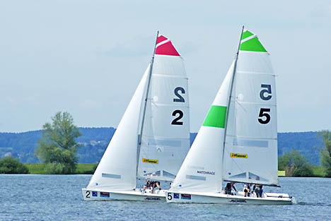 Beliebter Freizeitsport: Segeln auf dem Bodensee